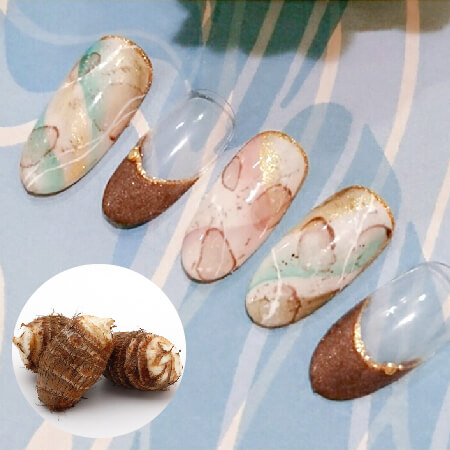 ご当地ネイル：上市町「里芋」